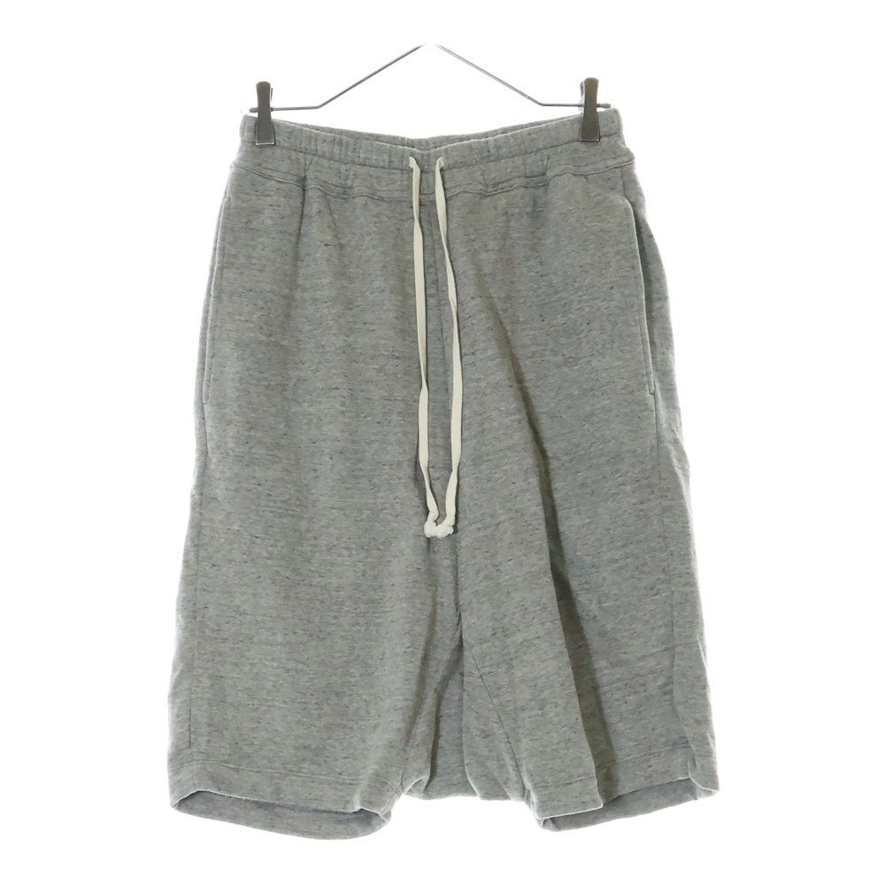 【美品】Rick Owens サルエルハーフパンツ グレー イタリア製ウール混 美品】Rick Owens サルエルハーフパンツ グレー イタリア製