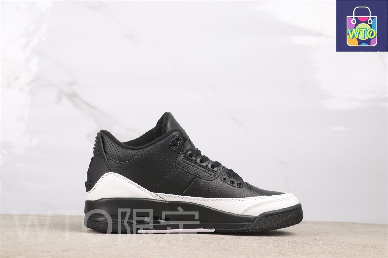 全新♥エアジョーダン3 レトロ バスケットシューズ 136064-080 ブラック＆ホワイト-WTO輸入1 HAPPYPLANETSERVICEAPARTMENTS_COM