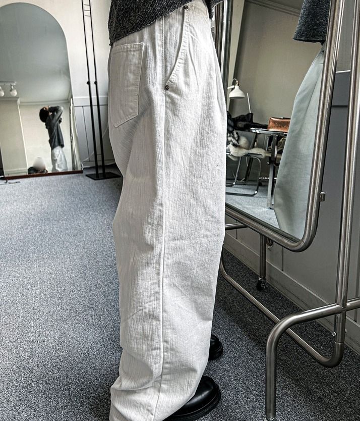 [COSYHARU公式]slob white wide denim pants 送料・関税込み COSYHARU コシハル 公式]スロブホワイトワイドデニムパンツ