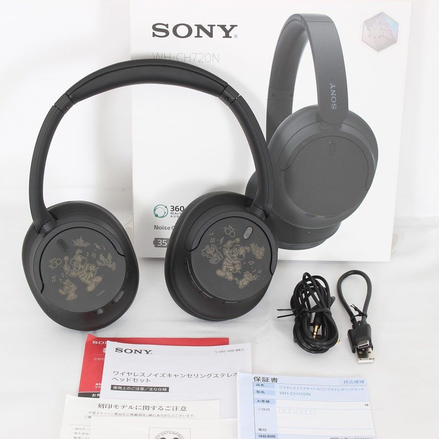 SONY WH-CH720N|D100 Disney 創立100周年記念モデル ワイヤレスヘッドホン ソニー 本体