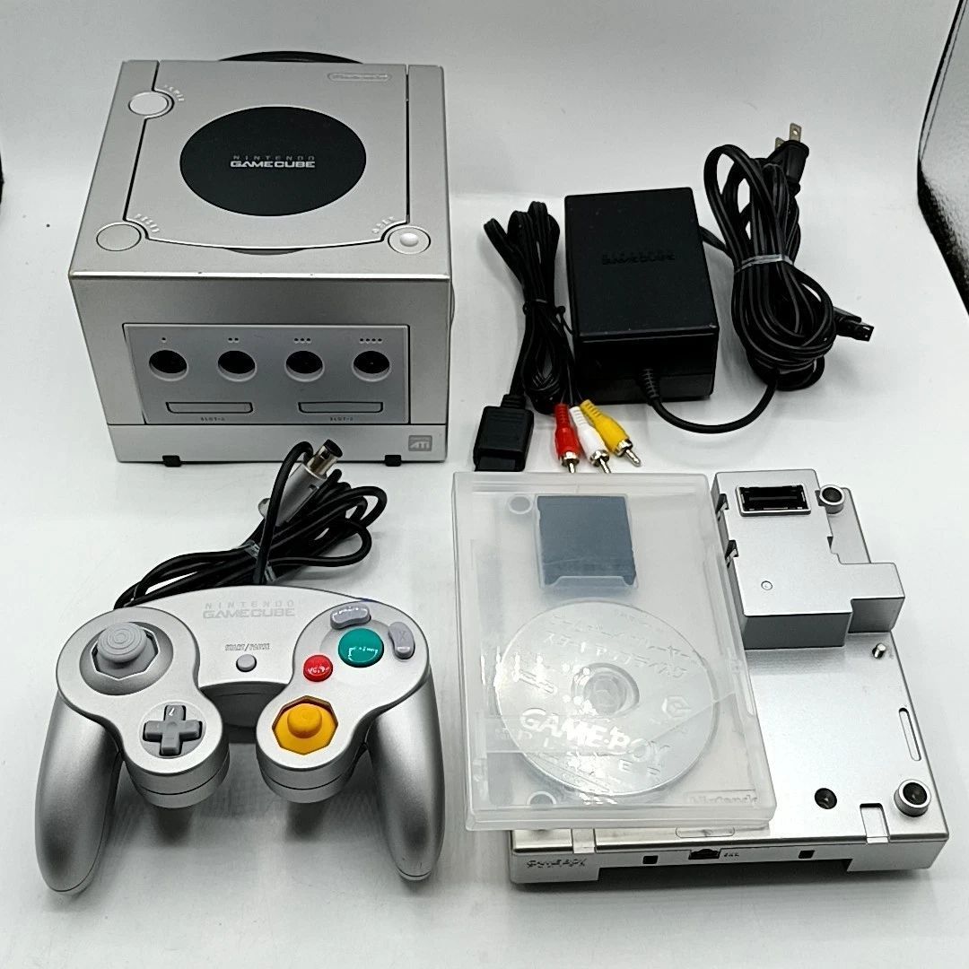 任天堂 ゲームキューブ エンジョイ プラス パック シルバー ゲームボーイプレイヤー付属 Nintendo Gamecube Enjoy Plus Pack 2
