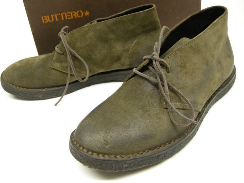 サイズ45 (28.5-29cm相当)□新品□ブッテロ BUTTERO チャッカブーツ 