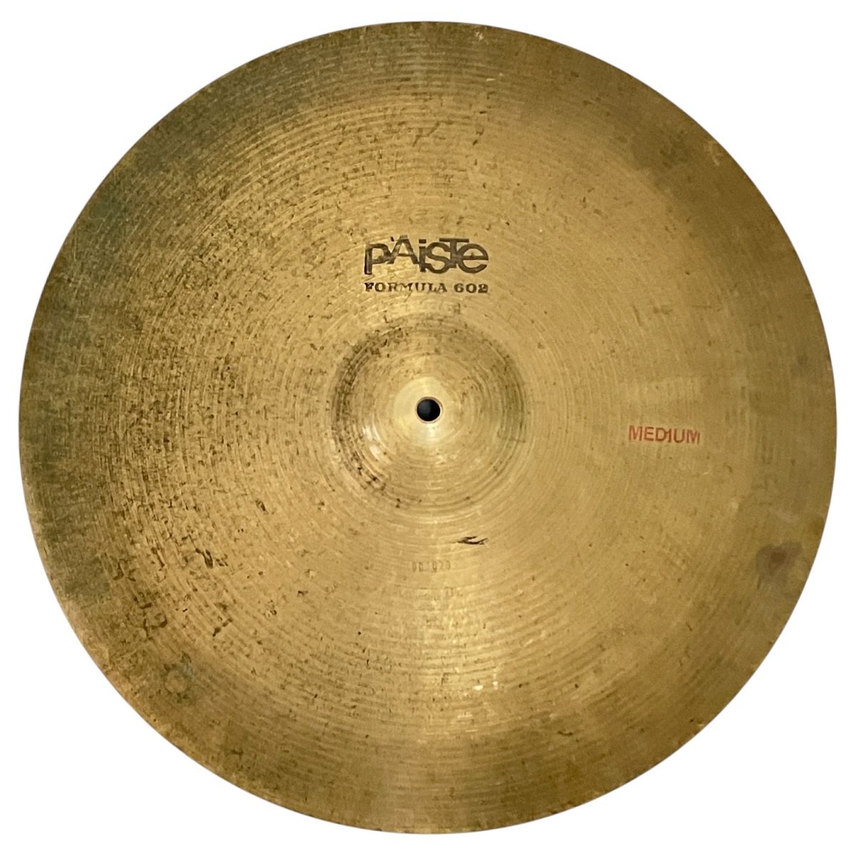 PAiSTe FORMULA 602 MEDIUM 18インチ シンバル 旧ロゴ 白抜きロゴ パイステ N10465423