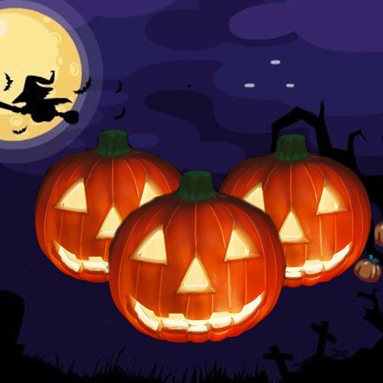 カボチャランタン LED ハロウィン 装飾 ジャックオランタン かぼちゃライト 置物 中空 ランプ LEDライト ハロウィーン飾り ハロウィーングッズ 照明飾り おしゃれ 室内 屋外 庭 パーティ イベ