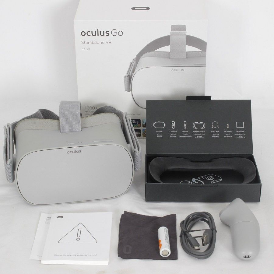 Oculus Go 32GB ヘッドマウントディスプレイ VR ヘッドセット オキュラスゴー 301-00103-01 本体 - メルカリ