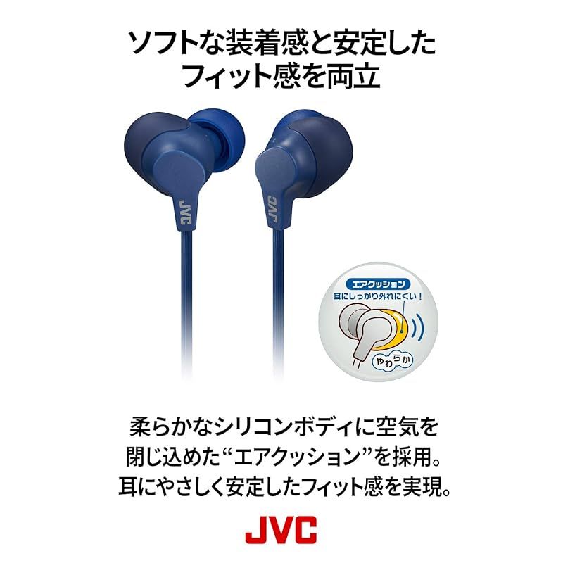 JVCケンウッド JVC HA-FX28W-A Bluetooth対応ワイヤレスイヤホン 防滴仕様 ブルー