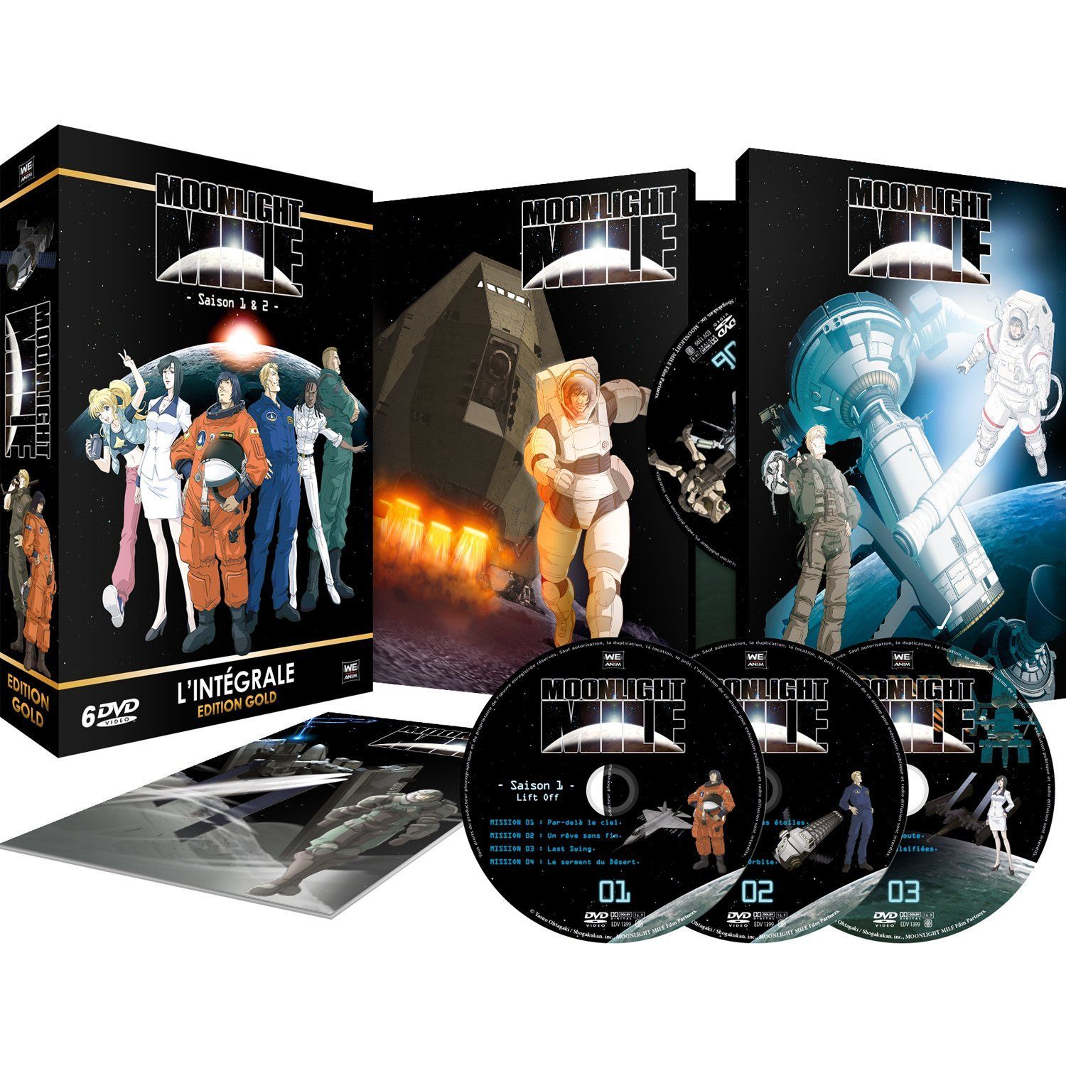 (未使用･未開封品)　ムーンライトマイル 1&2期 コンプリート DVD-BOX （全26話 660分） MOONLIGHT MILE ビッグコミックス アニメ [DVD] [Import] [PAL 再生環境をご p1m72rm 数量限定】[DVD] [Import] アニメ ビッグコミックス MILE