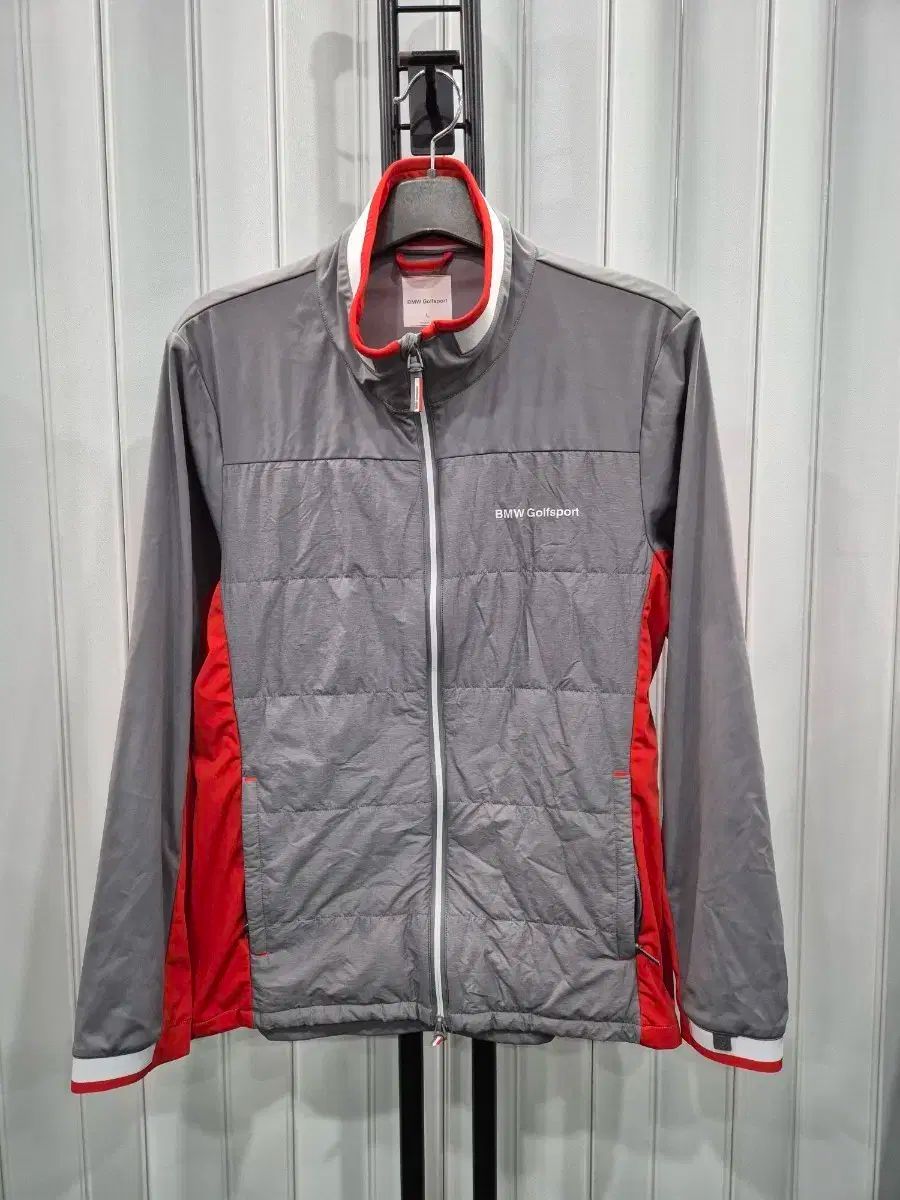 BMW ゴルフスポーツ ゴルフ ジャケット グレー|レッド