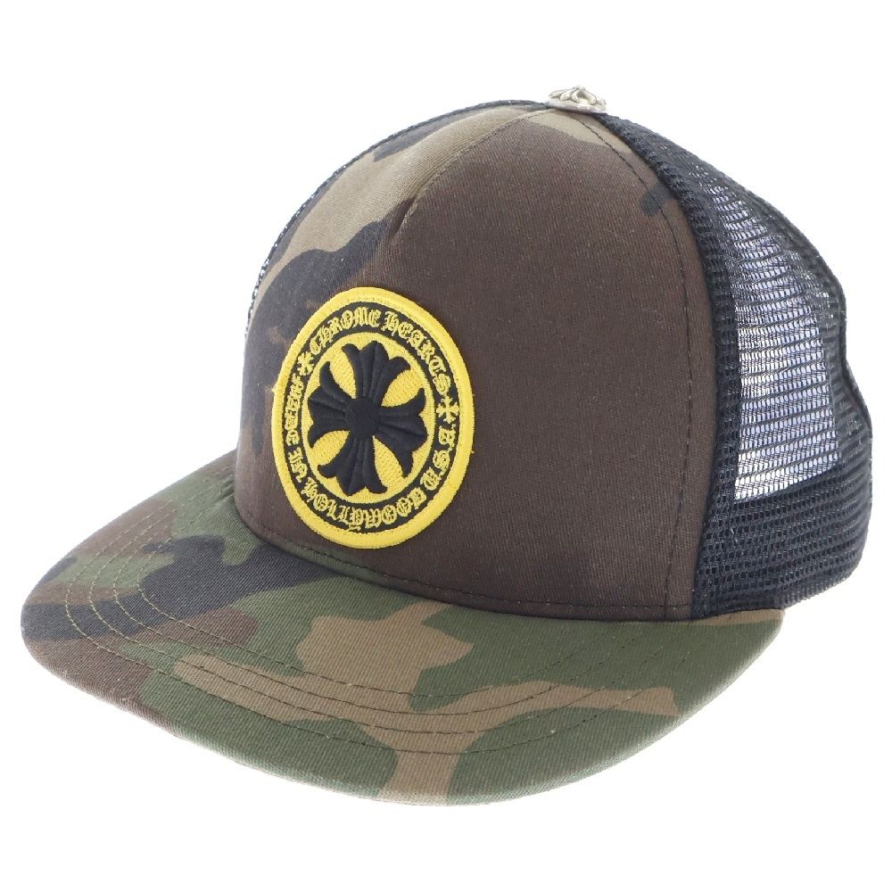 CHROME HEARTS (クロムハーツ) Yellow CH Plus Trucker Cap Camo
