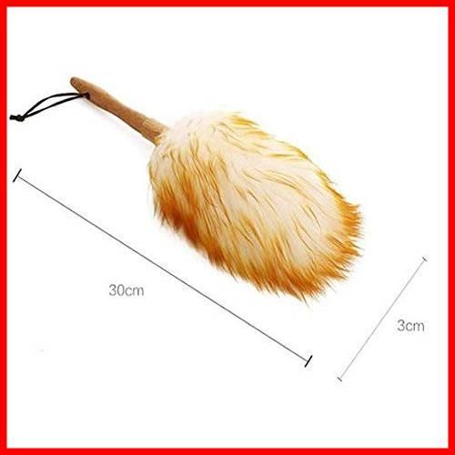 セール おしゃれ 静電気除去 木の柄 ほこり取りブラシ ほうき 軽量 埃取り ミニ 埃払い 部屋掃除 家庭用 掃除道具 家具 ソフト 車内 ブラシ 除塵 掃除 掃除用品 ほこり取り 洗える はたき 30cm ホコリ取り SKLAD-KIRPICHA_RU