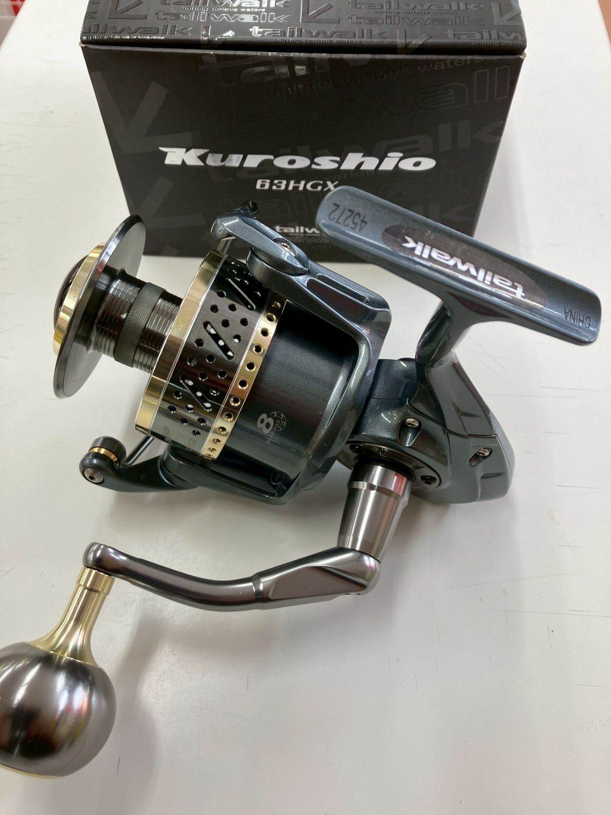 【新品未使用】テイルウォーク Kuroshio 63HGX 取り寄せ商品】テイルウォーク クロシオ HGX (63HGX)(スピニング