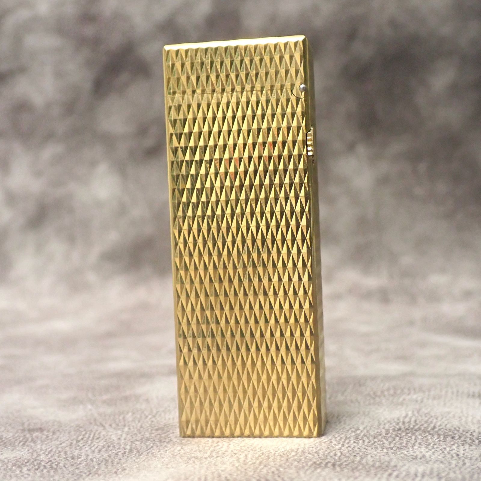 ✨【dunhill ダンヒル ガスライター 】ダイヤカット ゴールド ✨正規品 