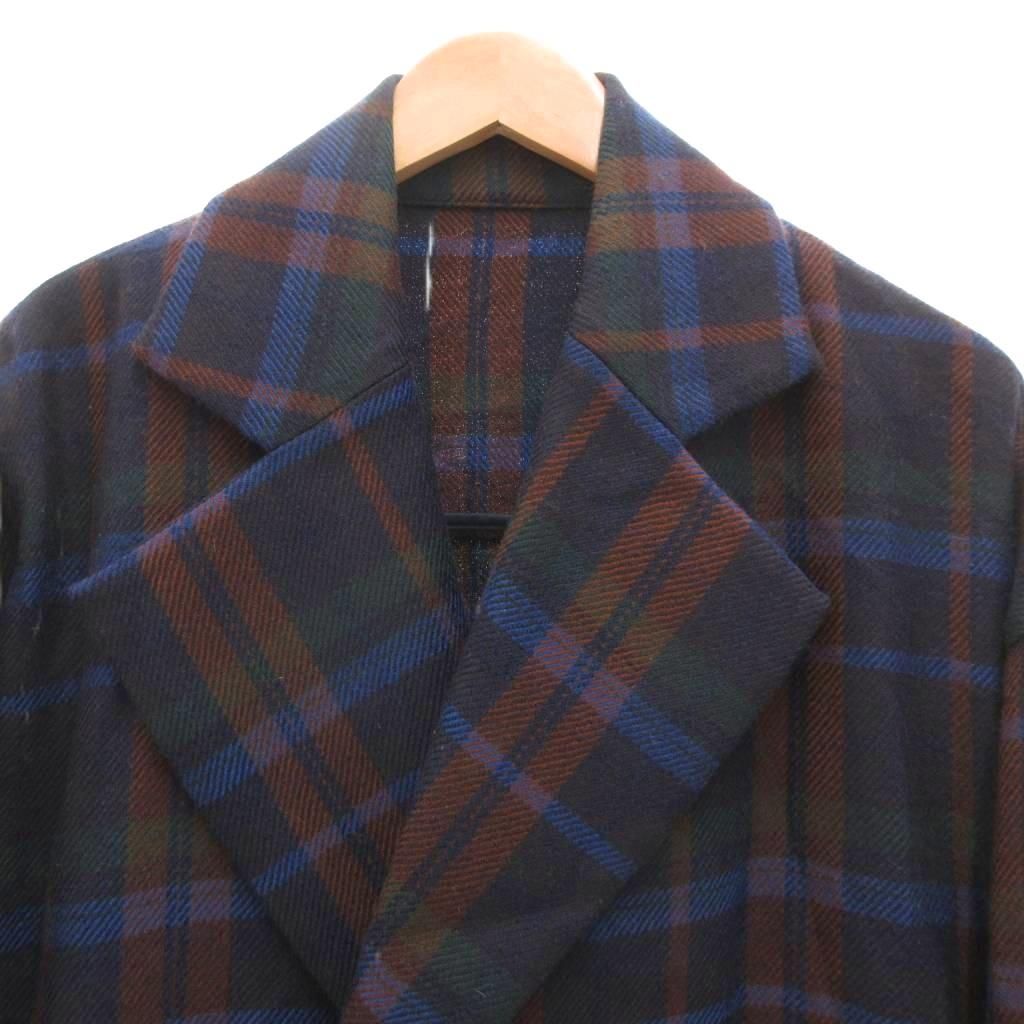 Vivienne Westwood ネイビー チェック起毛ジャケット Vivienne Westwood ネイビー チェック起毛ジャケット Vivienne