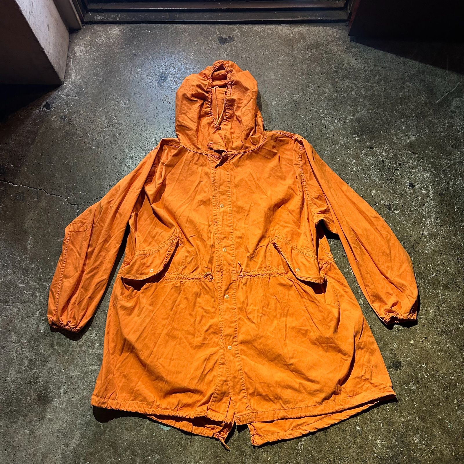 MILITARY ミリタリー スノーカモ Snow Camo モッズコート Mods Coat 後染め Piece Dyeing