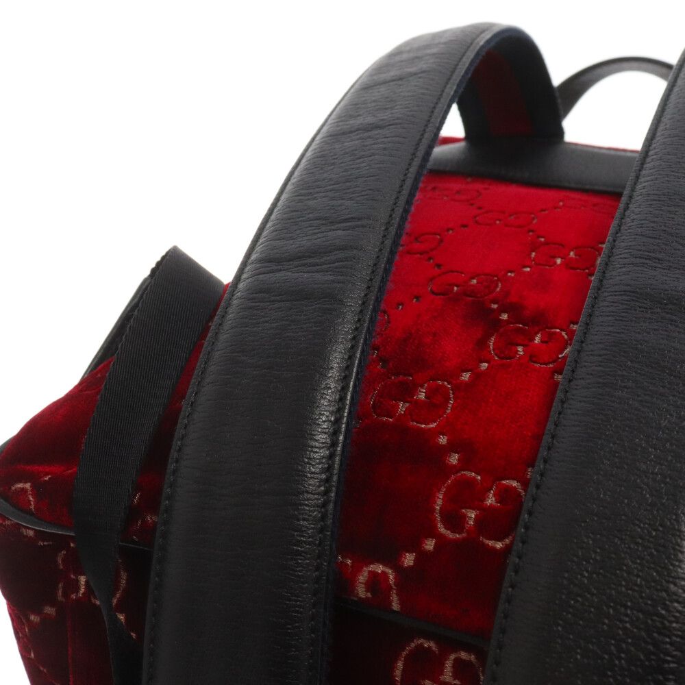 GUCCI (グッチ) GGベルベット スモールバックパック 574942