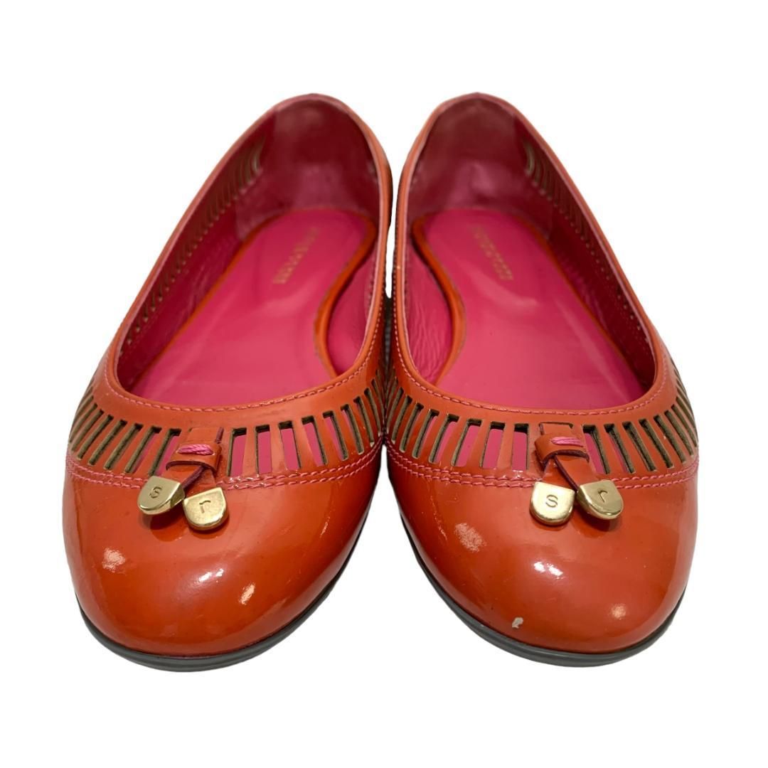 セルジオロッシ (22.5) パンプス フラットシューズ アーモンドトゥ