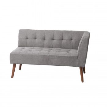 弘益 KOEKI MASH ミルド アームソファ左肘 グレー MLDLS001LGR