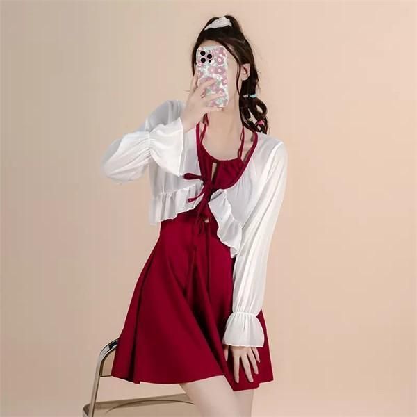服みたいな ワンピース水着
