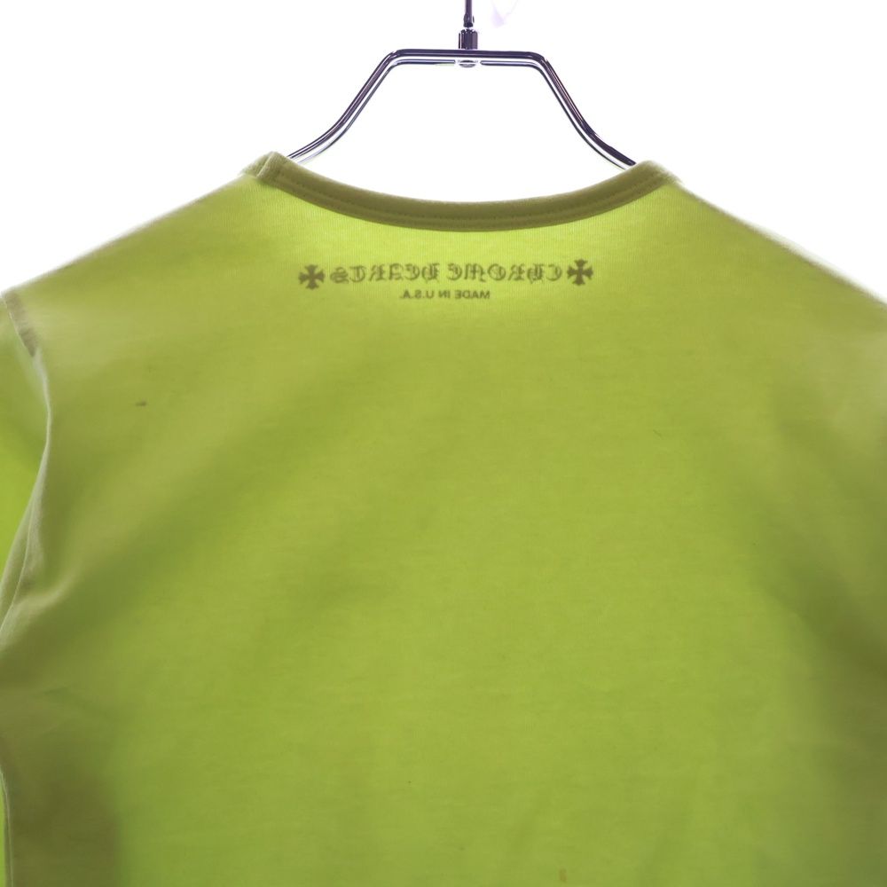 CHROME HEARTS クロムハーツ ×MATTY BOY PRO BIKE L/S TEE ×マッティボーイ クロップド長袖Tシャツ ロンT イエロー レディース Chrome Hearts - CHROME HEARTS クロムハーツ ×MATTY BOY PRO