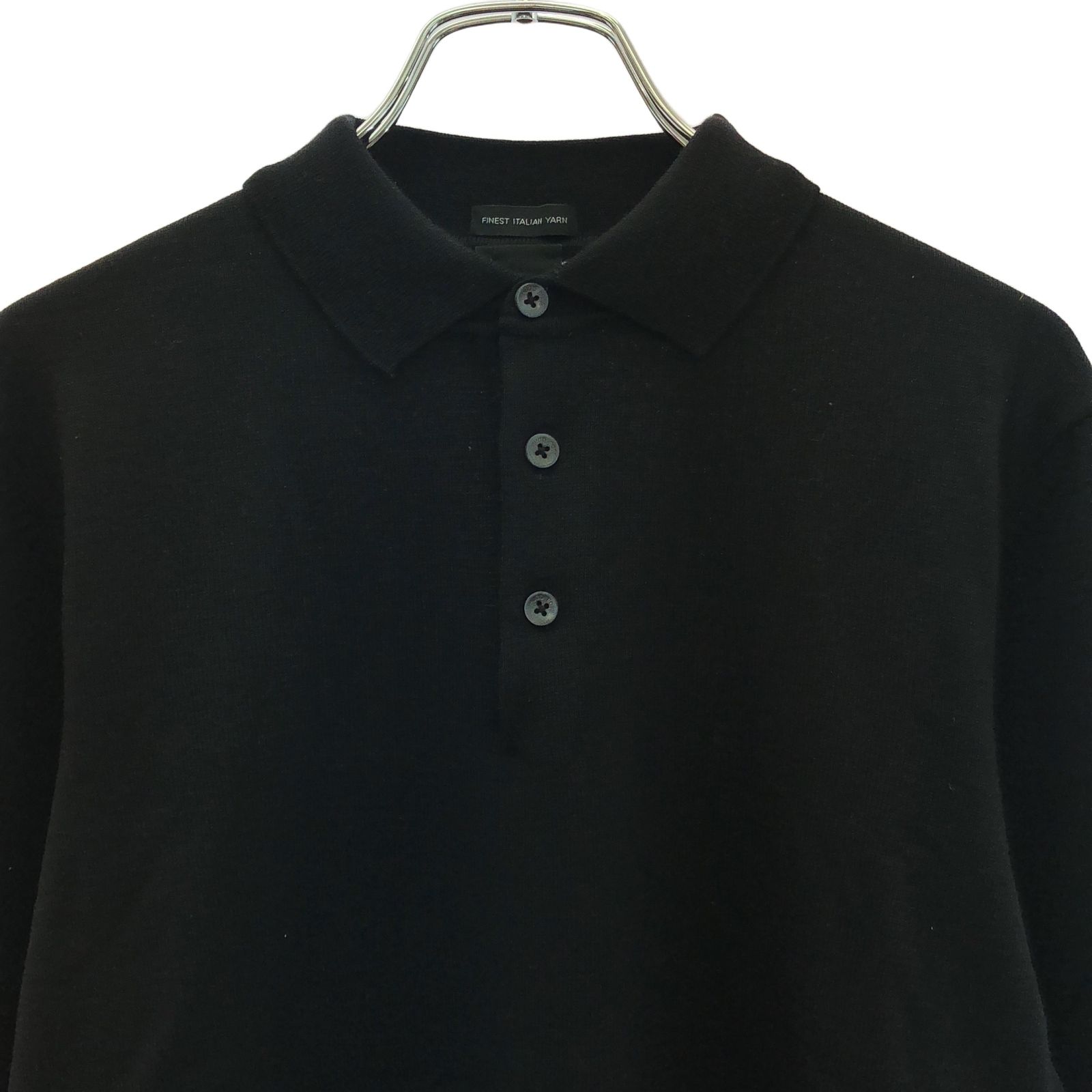 ヒューゴ・ボスHUGO BOSS WOOL ポロシャツ ブラック 【公式通販】
