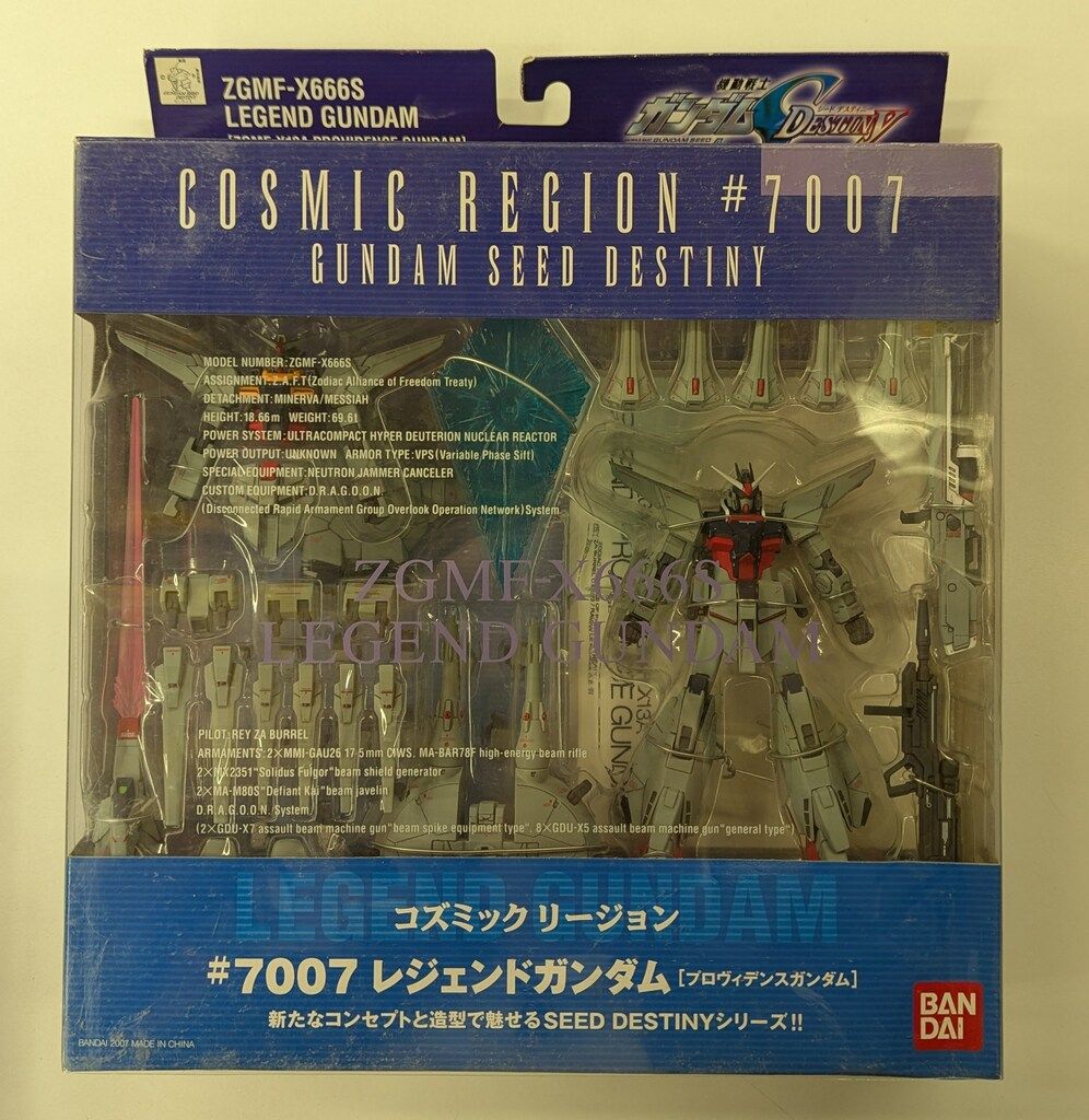 バンダイ COSMIC REGION 機動戦士ガンダムSEED DESTINY ZGMF