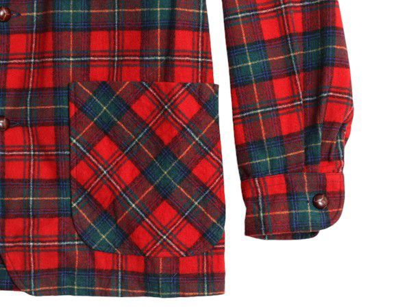 お得なクーポン配布中!】 70s USA製 ペンドルトン チェック ウール