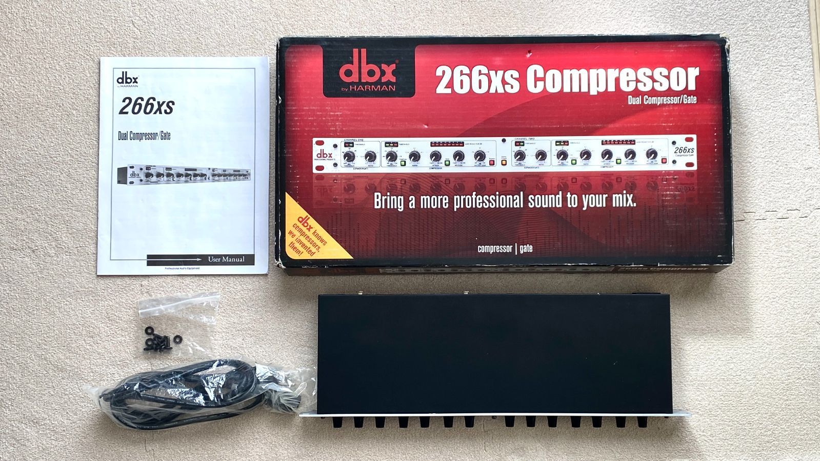 dbx 266xs 2ch コンプレッサー/ゲート/ エキスパンダー