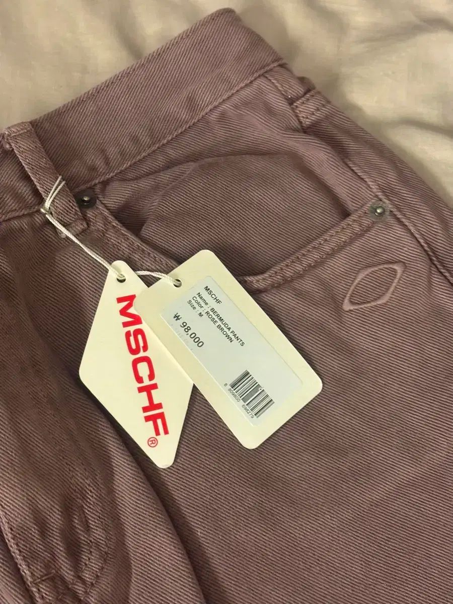 MISCHIEF ミスチーフ ローズブラウン バミューダ パンツ m