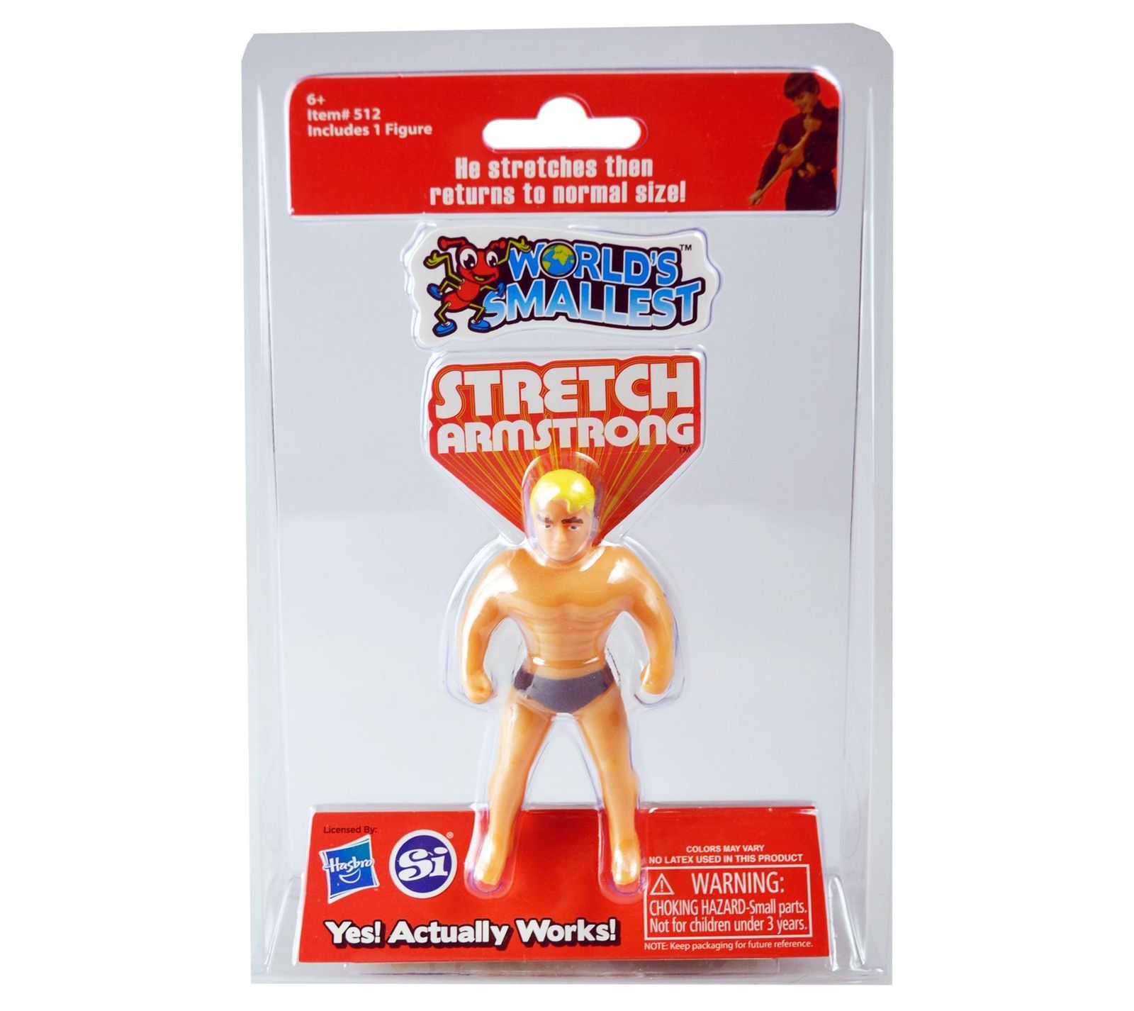 Worlds Smallest Stretch Armstrong 世界最小ストレッチアームストロングアクションフィギュア [並行輸入品] 