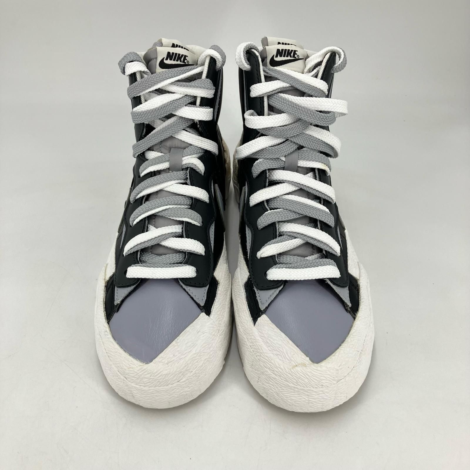 【イオン広店】 中古 NIKE | ナイキ スニーカー sacai × NIKE BLAZER MID BV0072-002 ブラック 29cm 【126】 イオン広店】 中古 NIKE | ナイキ スニーカー sacai × NIKE BLAZER MID