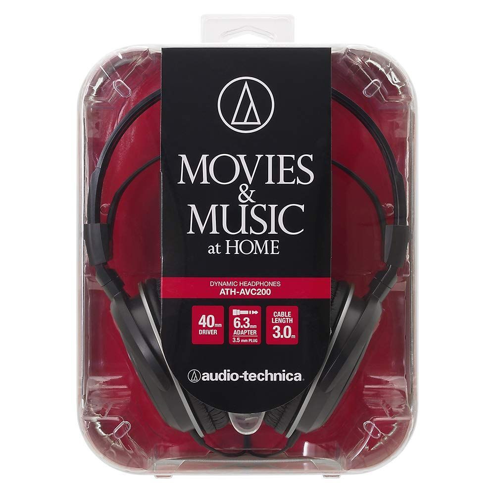 在庫処分】オーディオテクニカ 有線 ヘッドホン ATH-AVC200 音楽・映画  