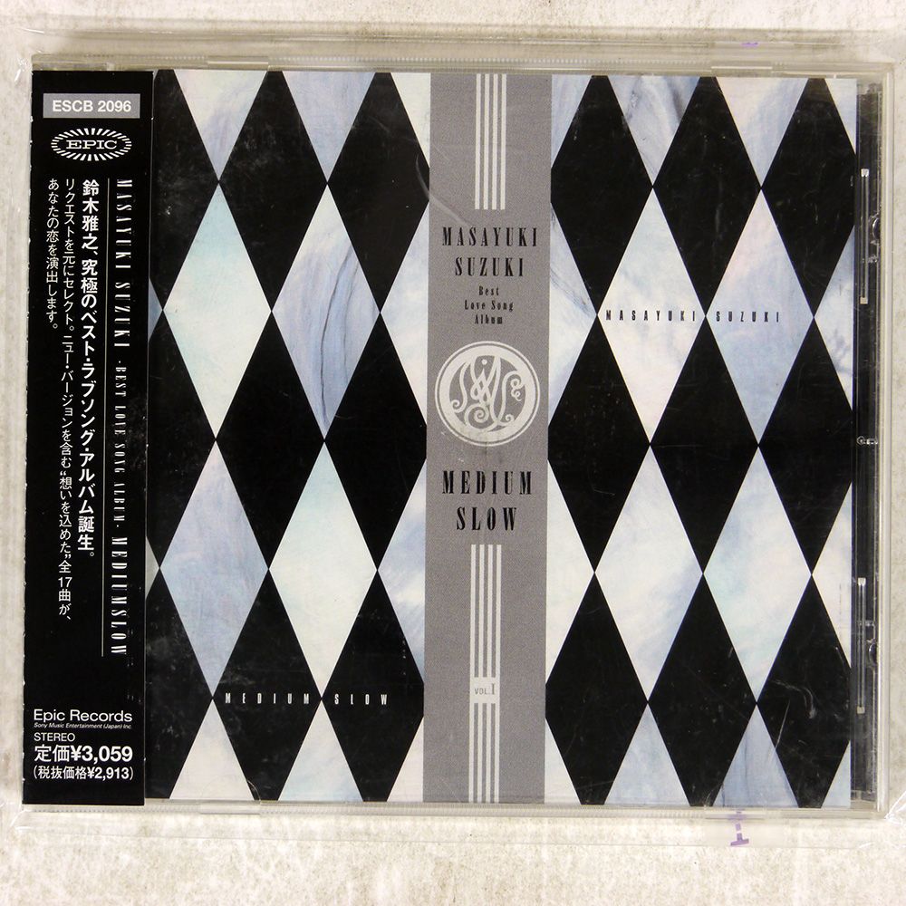国内盤 鈴木雅之/ミディアムスロー/EPICレコード ESCB2096 CD