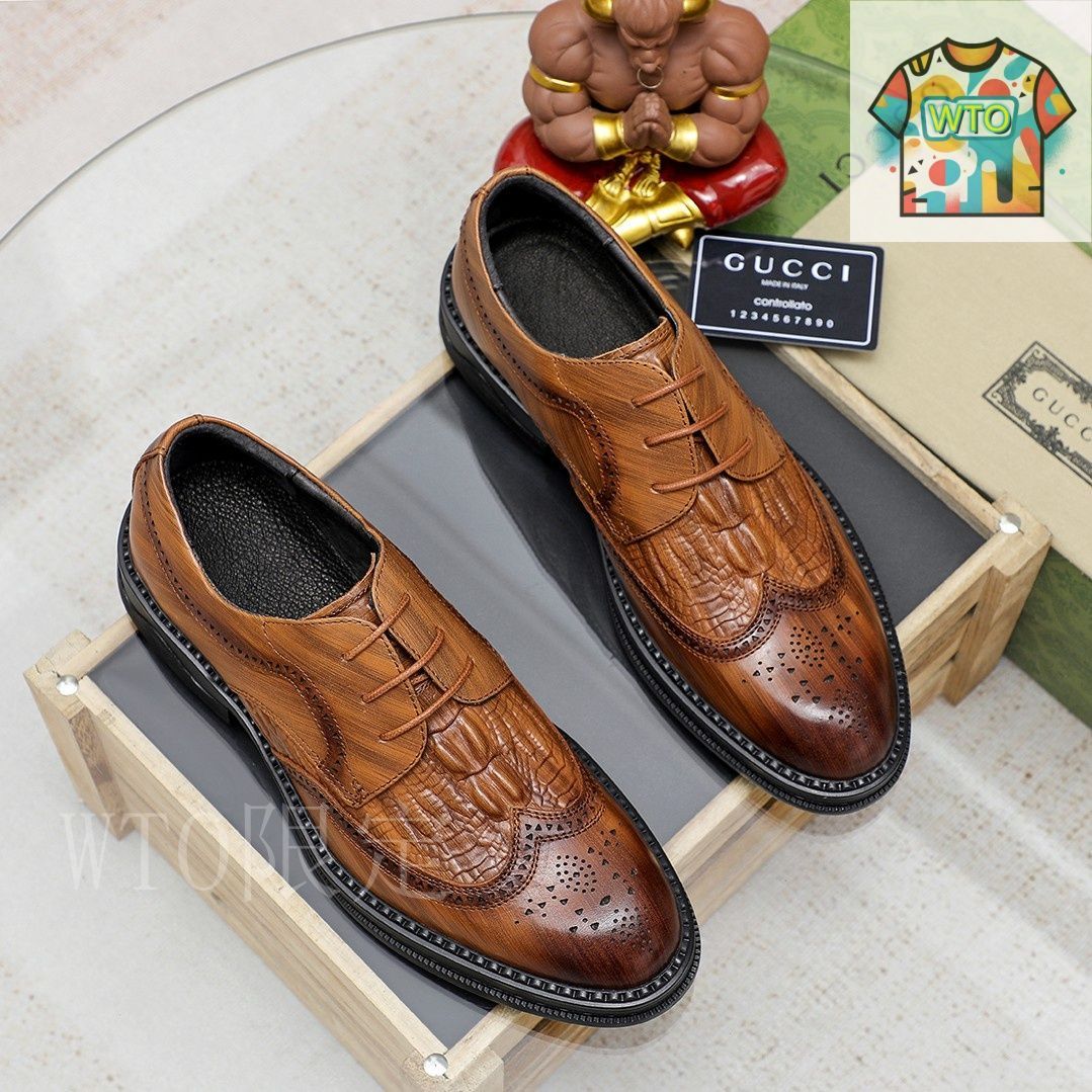 GUCCI メンズ　ブラックレザー ビジネスシューズ　フォーマル グッチ メンズシューズメンズ レースアップシューズ | GUCCI公式