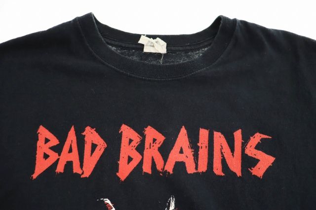 ❤️ ヴィンテージ VINTAGE 90s～00s BAD BRAINS バッド ブレインズ anvil プリント バンド 半袖Tシャツ XL 黒 ブラック ブランド古着ベクトル 250618