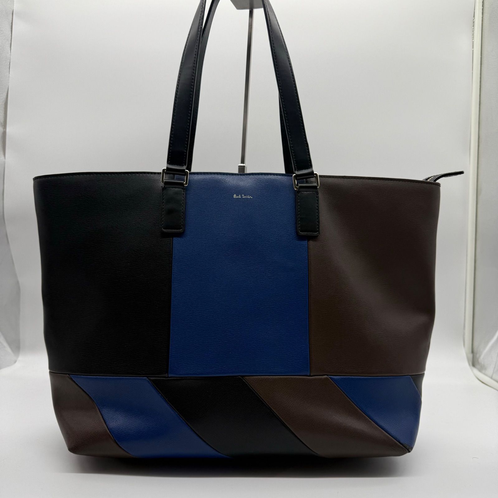 Paul Smith - ポールスミス Paul Smith トートバッグ ビジネス トート 床革 ブラック シルバー金具 黒  PSQ095【中古】の通販 by Brand Shop 宝美堂(HOUBIDOU) ラクマ店｜ポールスミスならラクマ