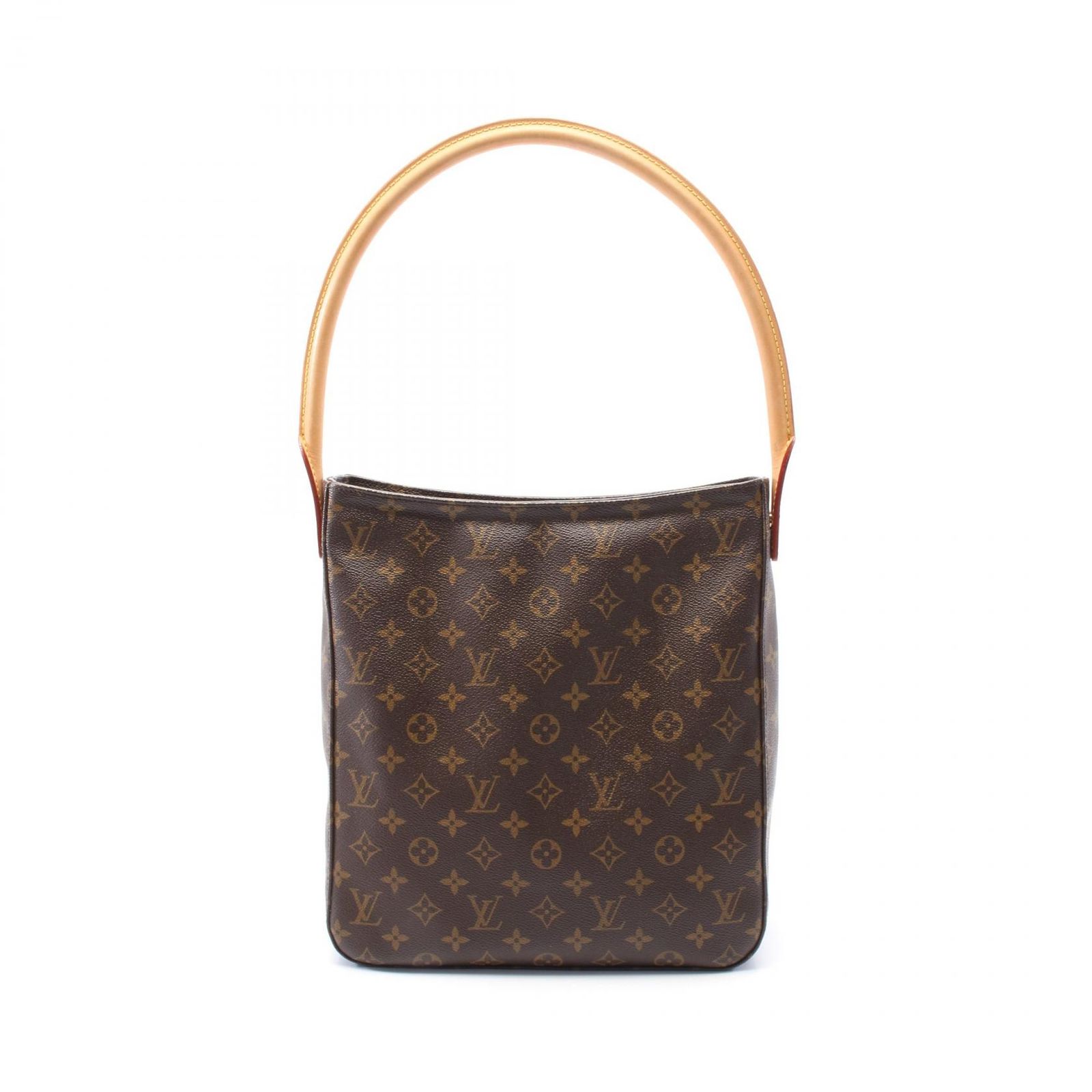 ルイ ヴィトン LOUIS VUITTON ショルダーバッグ ルーピングGM M51145 PVCコーティングキャンバス レザー ルーピングGM レディース Used A