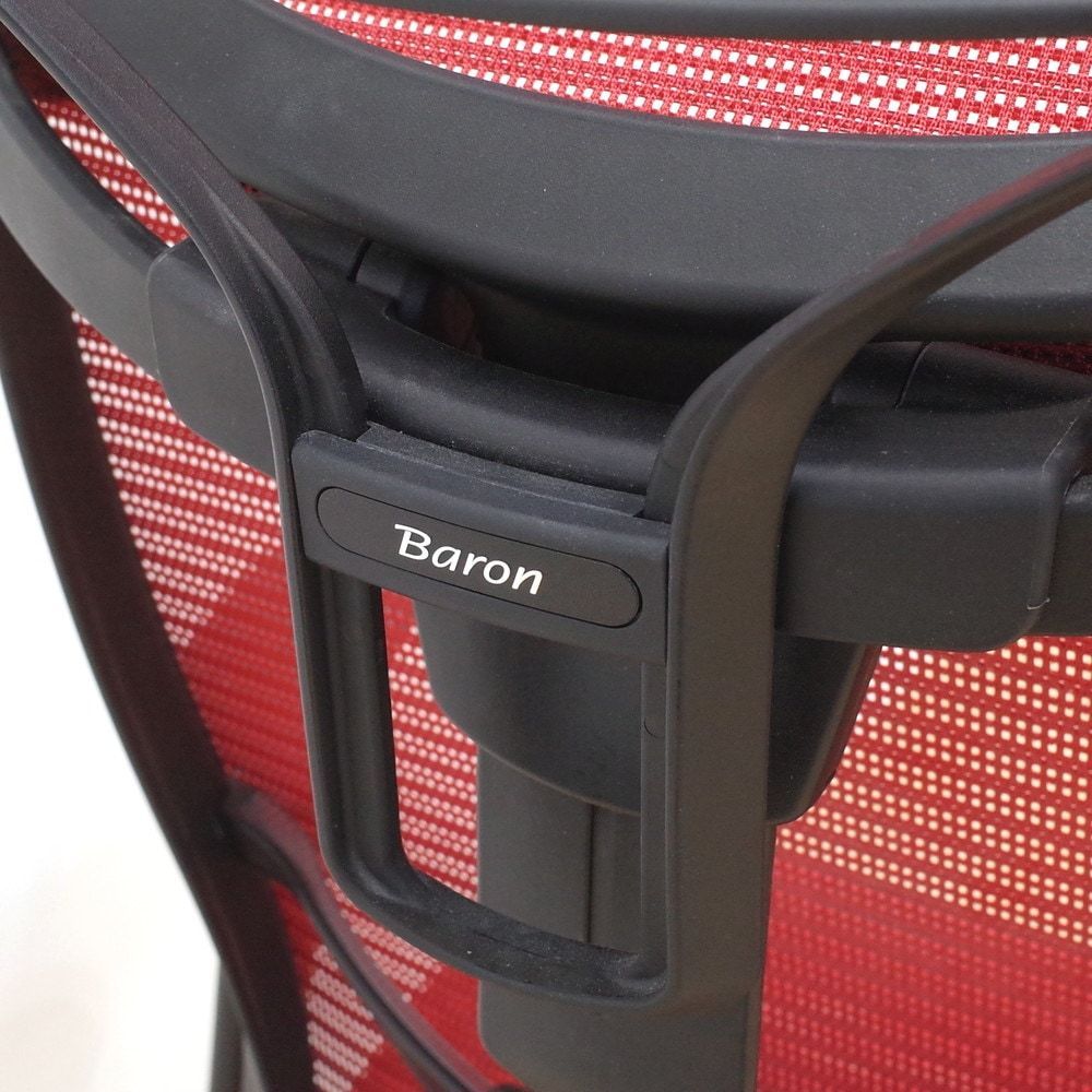 オカムラ バロン Baron CP82CS-FDH9 定価30万 レッド オフィスチェア 