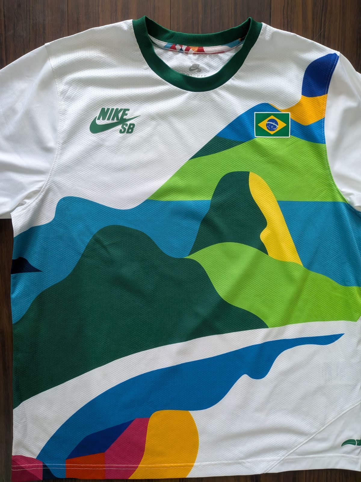 ナイキSB オリンピック スケートボード Parra フランス Tシャツ XL 2020 Youth Nike SB France Olympic Skate Boarder Jersey