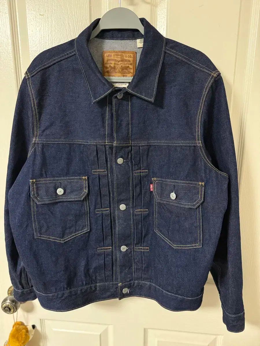 リーバイス プレミアム LINE セルビッジ デニムジャケット 2世代 L