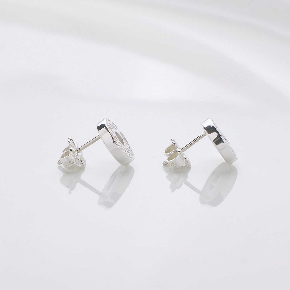 美品TIFFANY&Co. ティファニーサークルピアス1837 シルバー