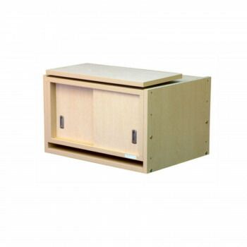 耐震収納上置き じしん作くん 幅58cm 奥行44cm 58-44 W・ホワイト 収納家具 転倒防止 地震対策 じしん作くん 幅106cm 奥行29cm 天井