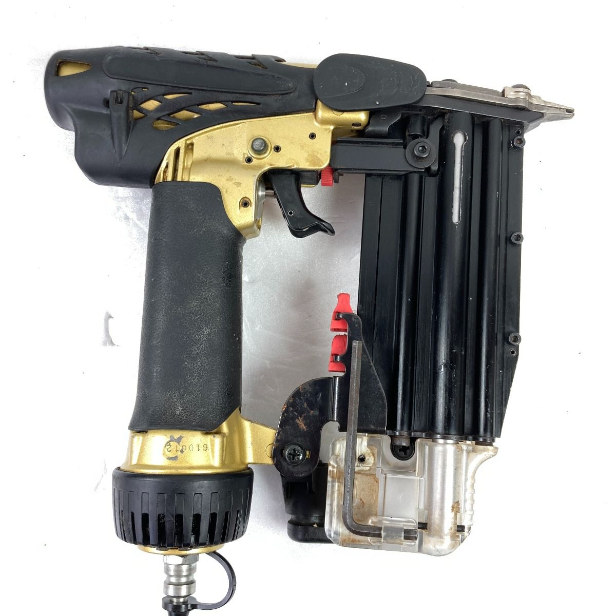 ЗЗHITACHI 日立 55mm 高圧 ピン釘打機 ケース付 NP55HM ゴールド  