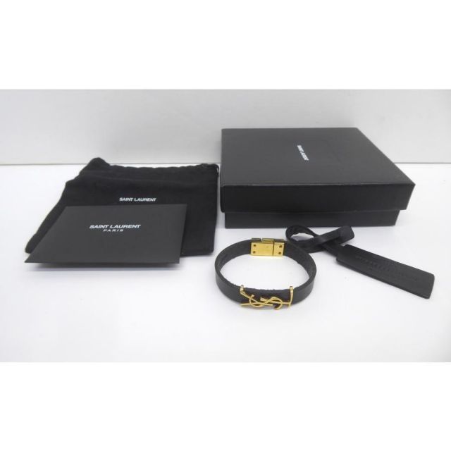 SAINT LAURENTマルチチェーンブレスレット。箱、巾着あり。最終価格