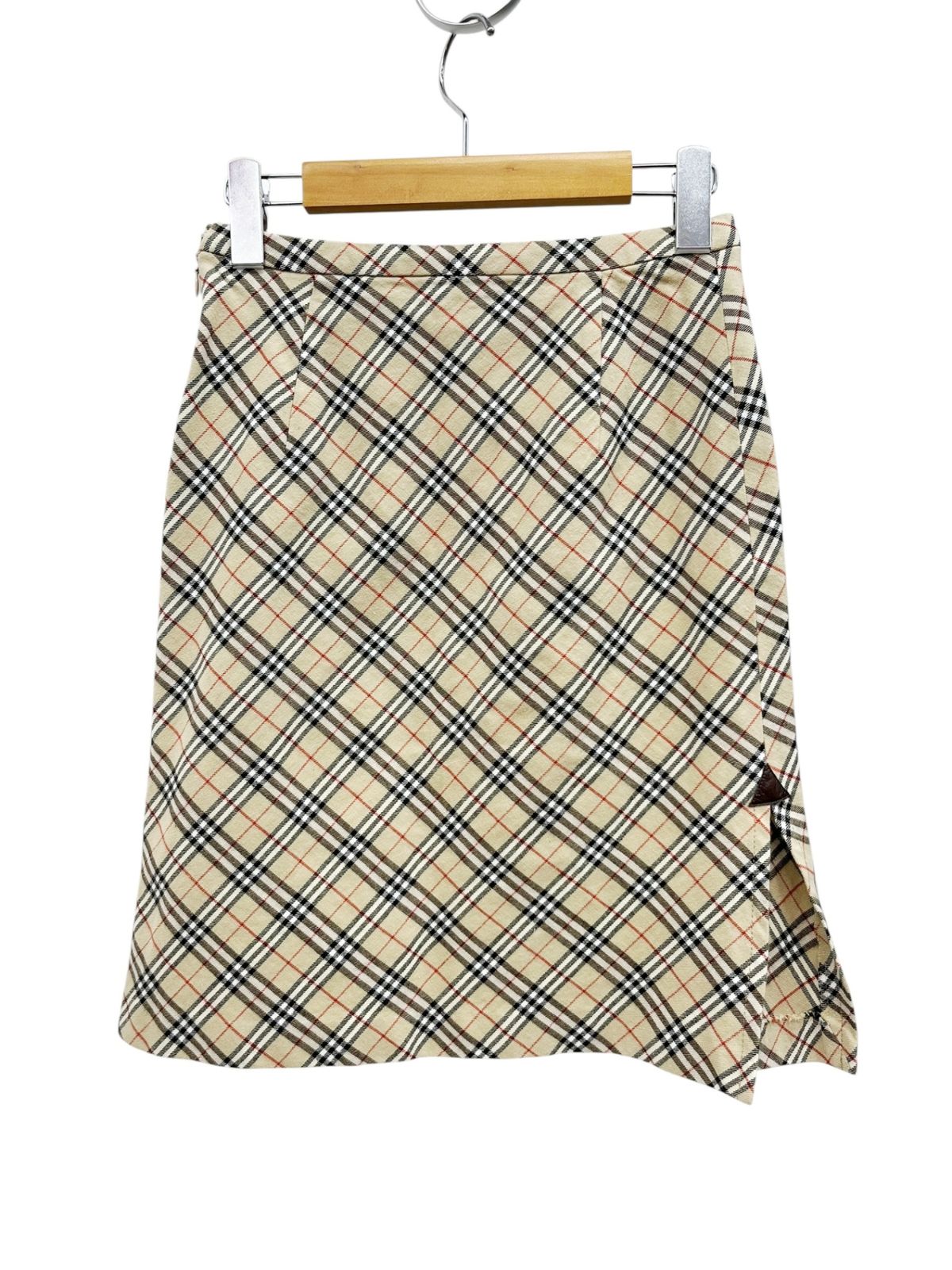 BURBERRY BLUE LABEL (バーバリーブルーレーベル) ノバチェック 膝丈