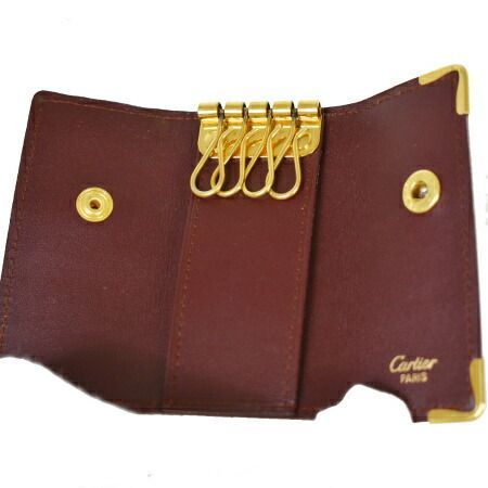 専用　未使用 カルティエ 4連キーケース マストライン カーフ ボルドー 新品 楽天市場】カルティエ 4連キーケース マストライン カーフ ボルドー