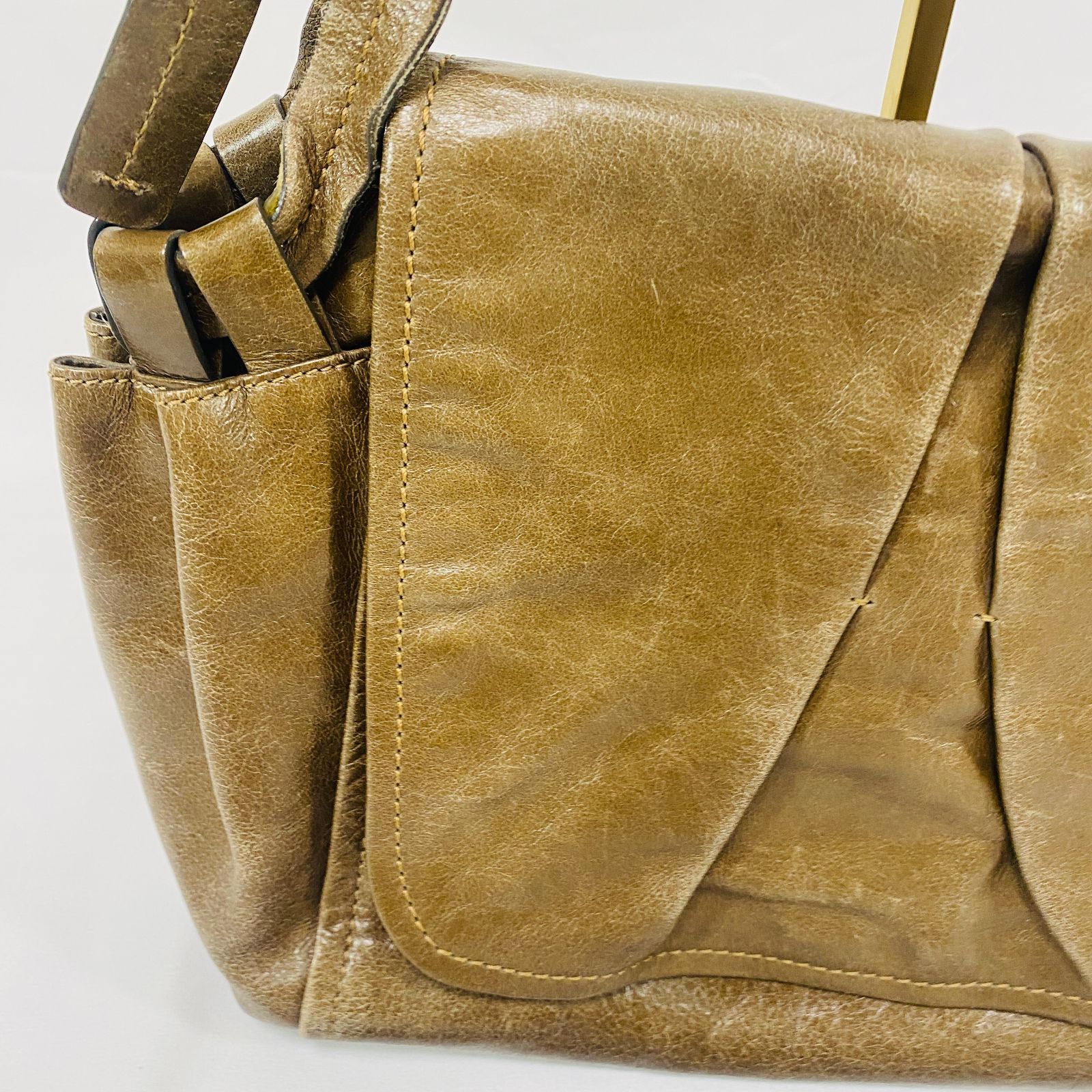 FRANCESCO BIASIA フランチェスコビアジア ショルダーバッグ レザー 