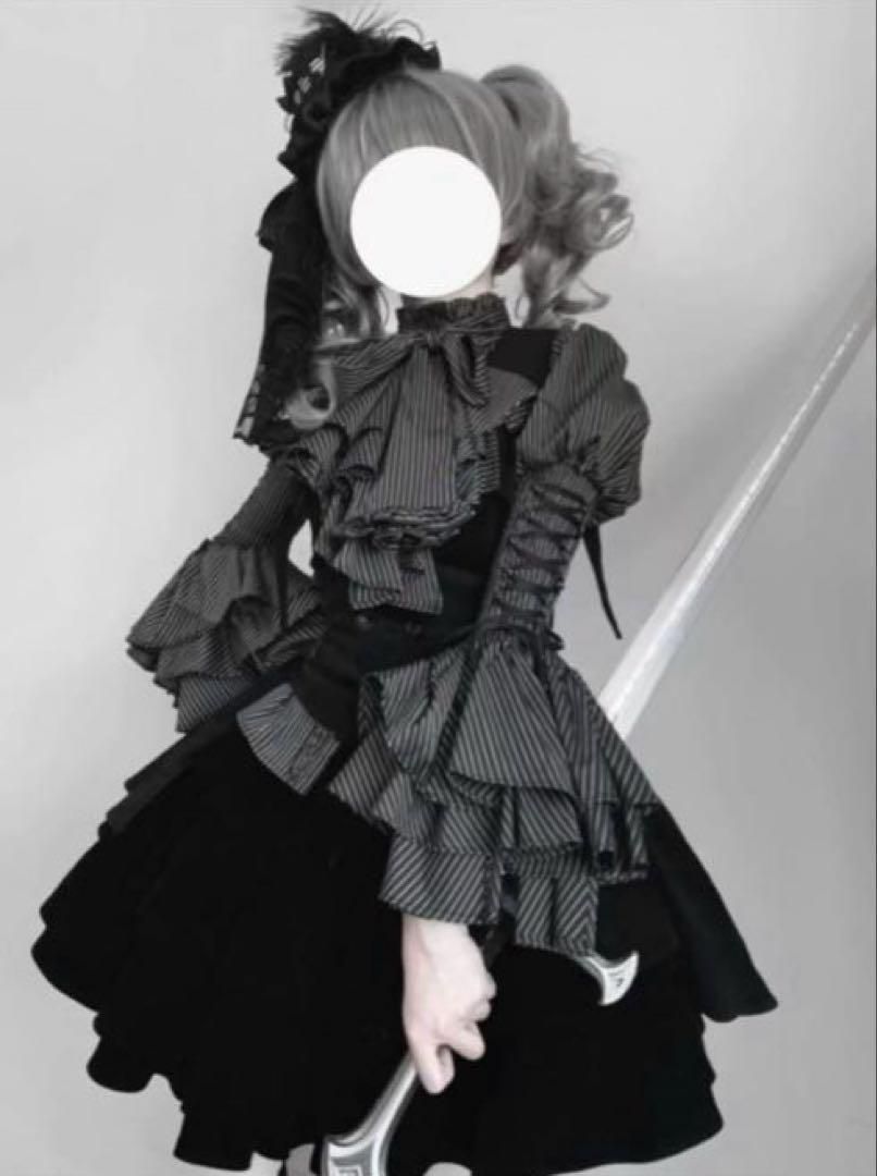 25年 コスプレ ドレス ゴシックセットアップ~女子会もお出かけも完璧 撮影会 舞台 イベント 618-86