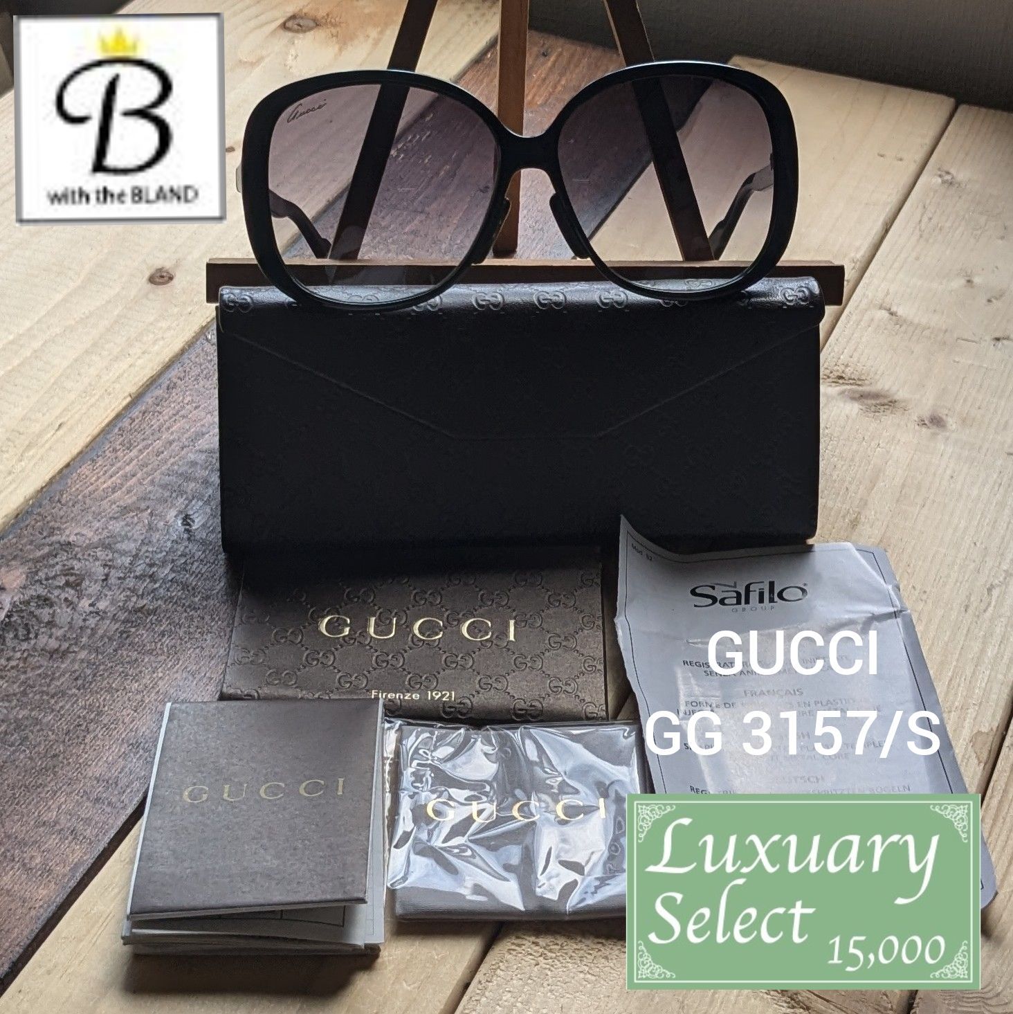 GUCCI グッチ サングラス インターロッキング シェリーライン ブラック グッチ サングラス シェリーライン ブラック インターロッキング