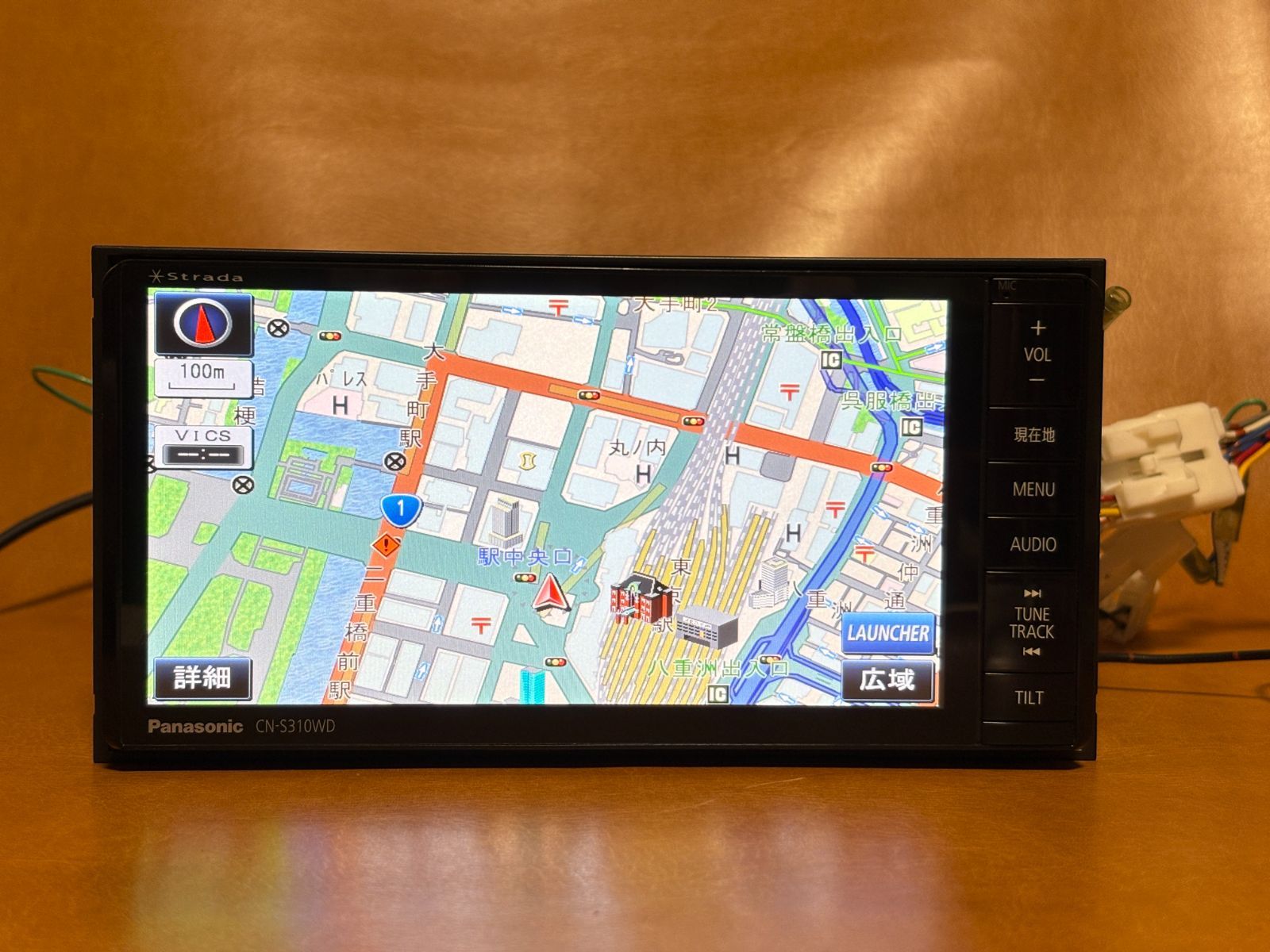 パナソニック カーナビ CN-S310WD 地図データ2012年式 動作確認済！ CN-S310WD☆ パナソニック SDナビ 2012年地図データ 地デジ Bluetooth