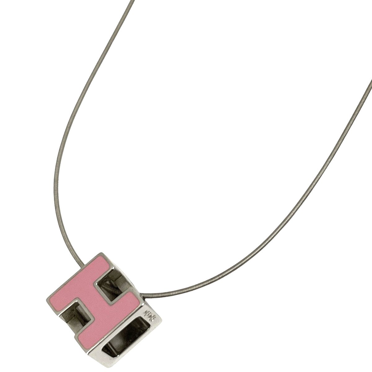 HERMES】Hキューブ ネックレスヘッド〈ピンク〉 エルメス HERMES